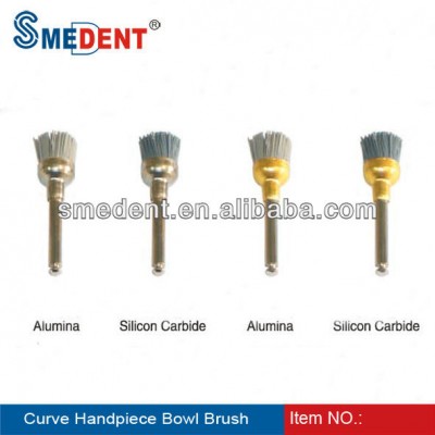 Dental Laboratory,Dental Lab Brush,Curve Handpiece Bowl Brush